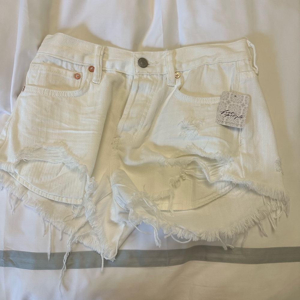Free People jean shorts